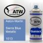 Preview: Aston-Martin, Sierra Blue Metallic, 1013: 400ml Sprühdose, von ATW Autoteile West.